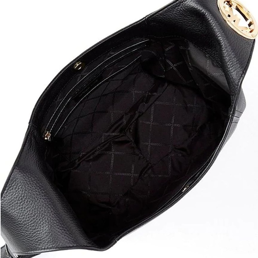 Michael Kors Fulton Pebble Leather Large Hobo Bag - Picture 3 of 3